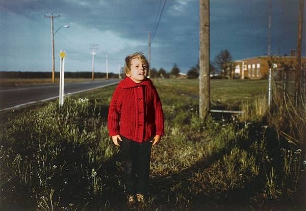 William Eggleston, Untitled (Boy in red sweater), 1971